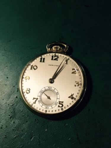 ハミルトン懐中時計　オーバーホール