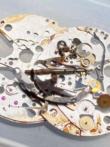 Diorシフルルージュクロノグラフ084840オーバーホール、パーツ交換しました